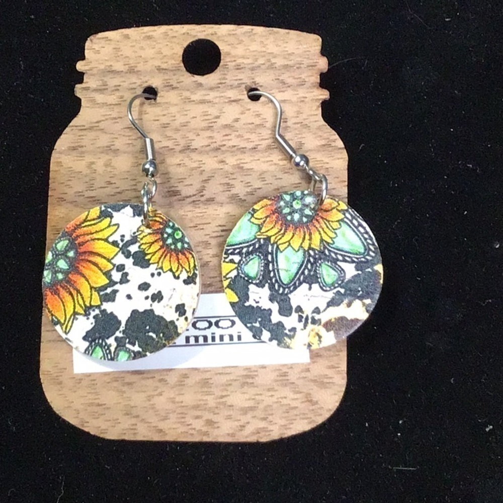 Western ministers circle Earrings(13jj)